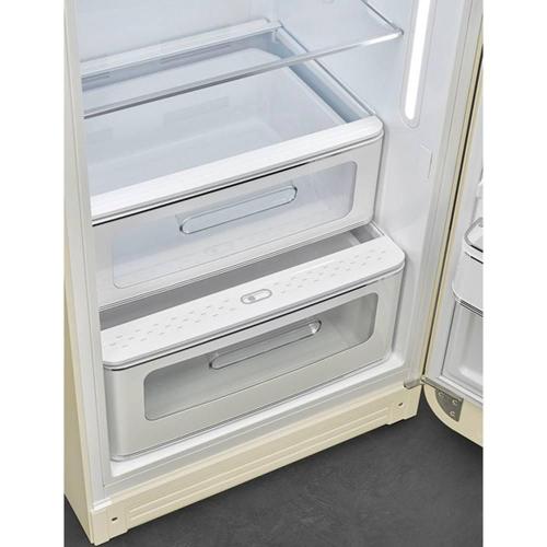 Холодильник однокамерный 153х60 см Smeg 50's Style FAB28RCR5 кремовый - 5 фото