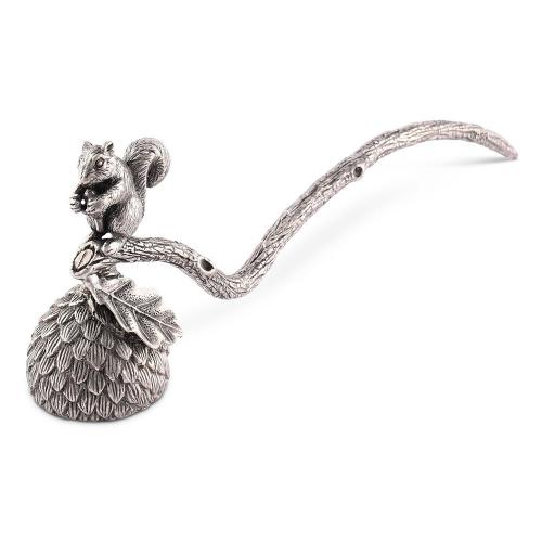 Гаситель для свечей Белка 25,5 см Vagabond House Woodland Creatures оловянный