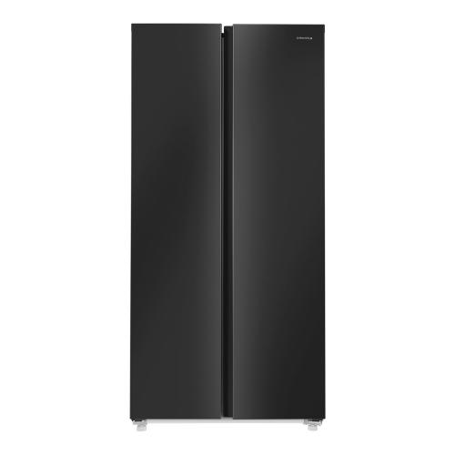 Холодильник Side-by-Side 177х83,3 см Maunfeld MFF177NFBE черный