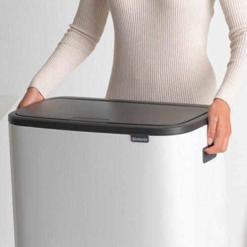 Мусорный бак 60 л Brabantia Bo Pedal Bin белый