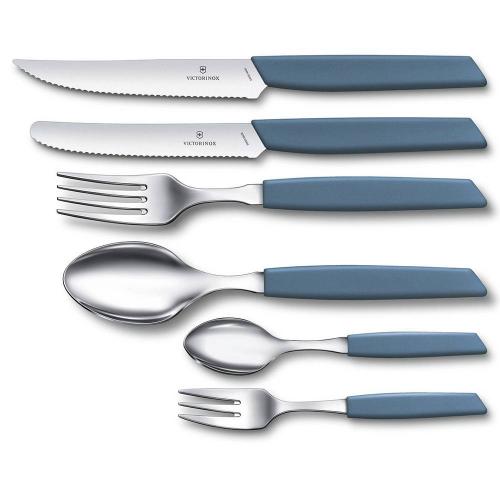 Столовый нож 11 см Victorinox Swiss Modern синий