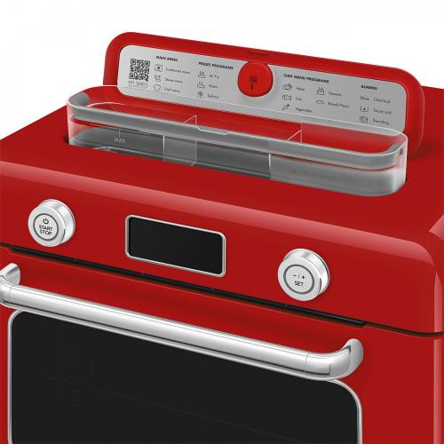 Мини-печь 50х50 см SMEG 50’s Style COF01RDEU красная
