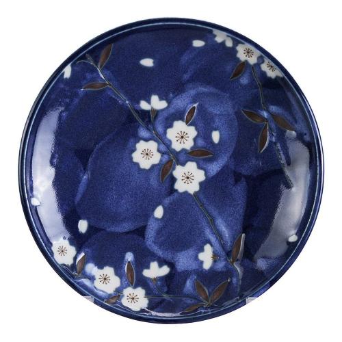 Тарелка десертная 19,5 см Tokyo Design Blue Sacura синяя