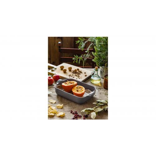 Блюдо для запекания 32х21 см Esprit de cuisine Festonne серое