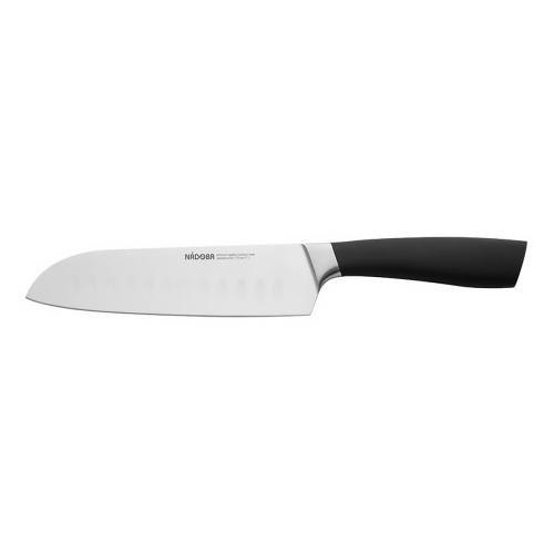 Нож сантоку 20 см Nadoba Una черный