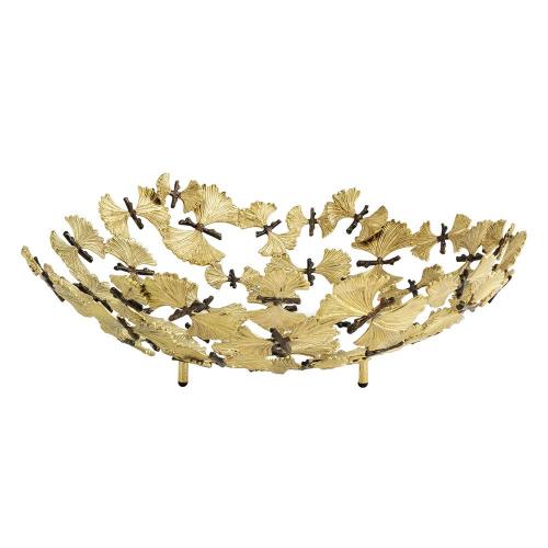 Сервировочное блюдо 47х11 см Michael Aram Butterfly Ginkgo золотое