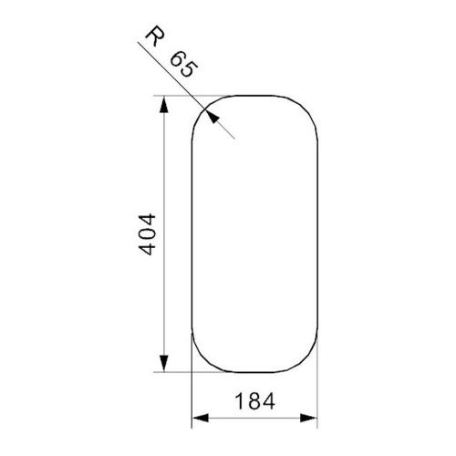 Кухонная мойка 20,5 см Reginox Comfort L 18 4018 Lux OKG полированная нержавеющая сталь