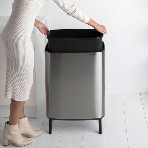 Мусорный бак 60 л Brabantia Bo Touch Bin Hi стальной