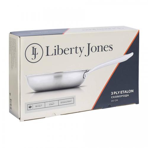 Сковорода антипригарная 20 см Liberty Jones 3Ply Etalon стальная