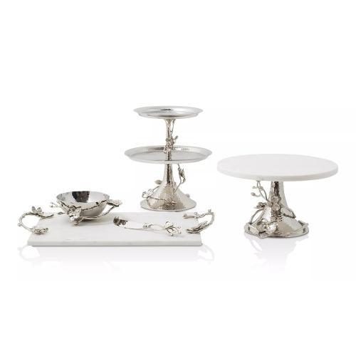 Доска для сыра с ножом 45х25 см Michael Aram White Orchid белая