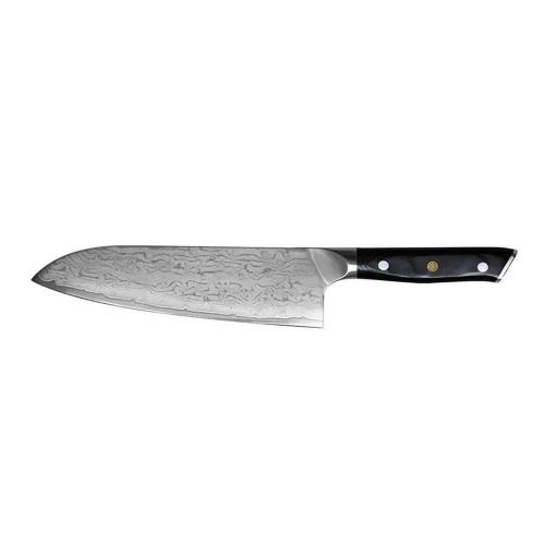 Шеф-нож Premium "Сантоку" 17,5 см, дамасская сталь, P.L. Proff Cuisine