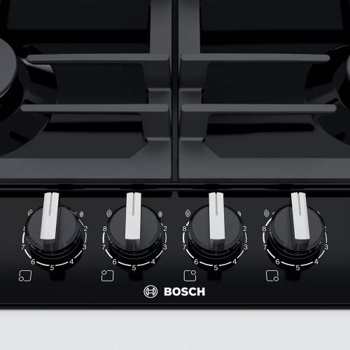 Газовая варочная панель 58,2х52 см Bosch Serie 6 PCP6A6B90R черная
