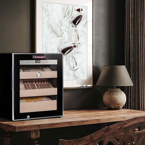 Шкаф для сигар 39,5х50 см La Sommeliere Indulgence cellar CIG251 черный