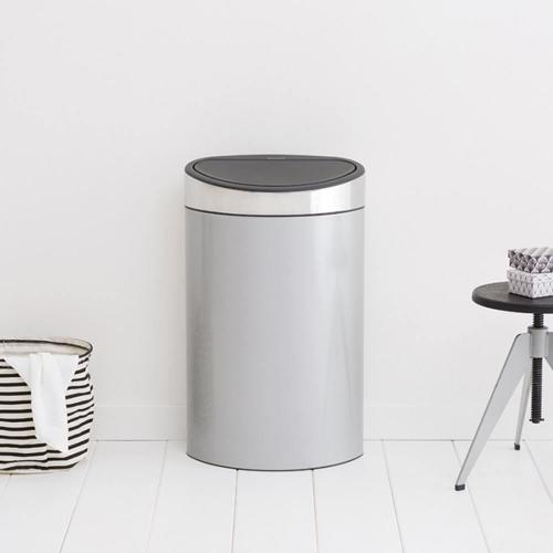 Мусорный бак 40 л Brabantia Touch Bin серый