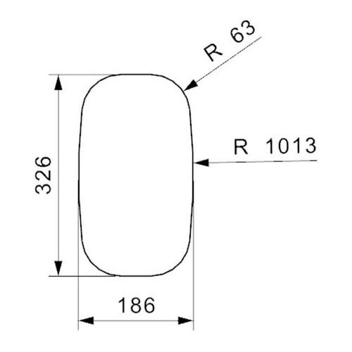 Кухонная мойка 18,5 см Reginox Comfort L 18 3016 Lux OKG полированная нержавеющая сталь