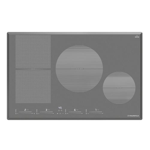 Индукционная варочная панель 80 см Maunfeld CVI804SFLGR серая