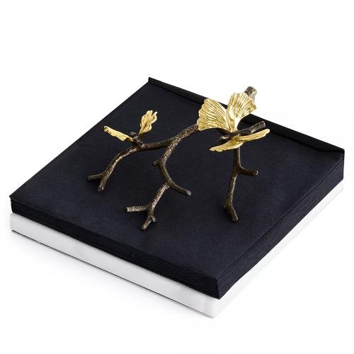 Салфетница 18х16,5 см Michael Aram Butterfly Ginkgo стальная