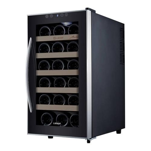 Винный шкаф на 18 бутылок Libhof Amateur AM-18 черный - 10 фото