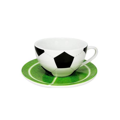 Чашка для кофе 10x6 см 240 мл Koenitz Футбол белая