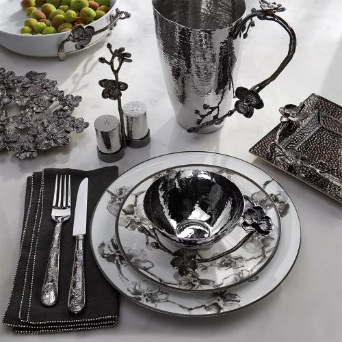 Чаша для орехов 18х15х6 см Michael Aram Black Orchid стальная