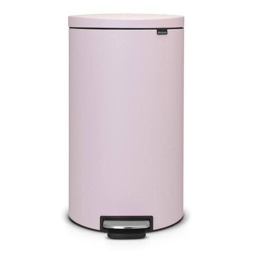 Мусорный бак с педалью 30 л Brabantia Flat Back розовый