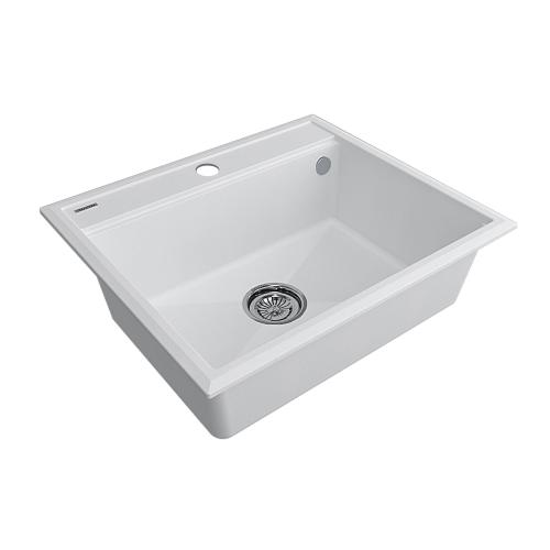 Кухонная мойка 59х51 см Paulmark Stepia 60 IT-GRANIT PM115951-WH белый