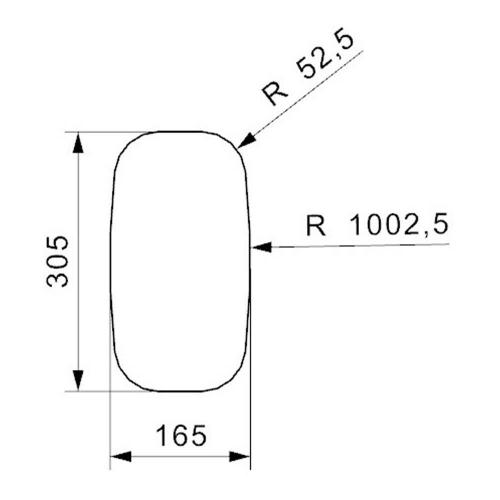 Кухонная мойка 18,5 см Reginox Comfort L 18 3016 Lux OKG полированная нержавеющая сталь