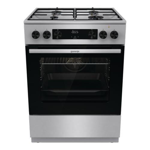 Комбинированная плита 60х85 см Gorenje GKS6C70XJ стальная