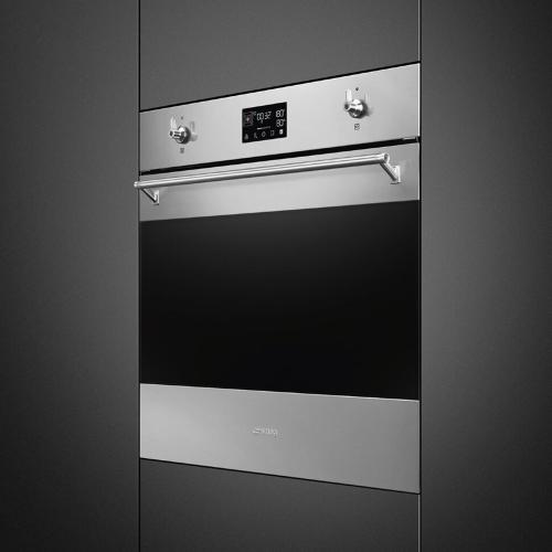 Электрический духовой шкаф 59,7х54,8 см Smeg Classica черный