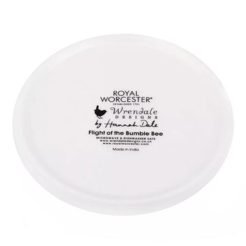 Кружка с подставкой 8,5х8 см 310 мл Royal Worcester Забавная фауна белая