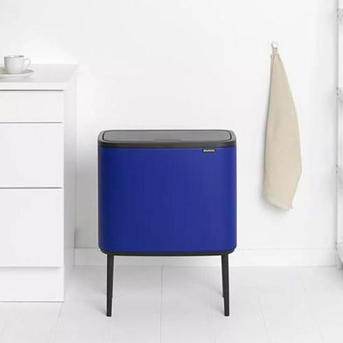 Ведро для мусора 34 л Brabantia Bo Touch Bin синее