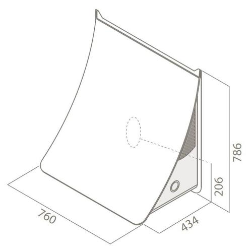 Пристенная вытяжка Elica Nuage Drywall/F/75