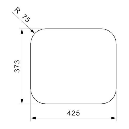 Кухонная мойка 44,5 см Reginox Comfort L 18 4035 Lux OKG полированная нержавеющая сталь