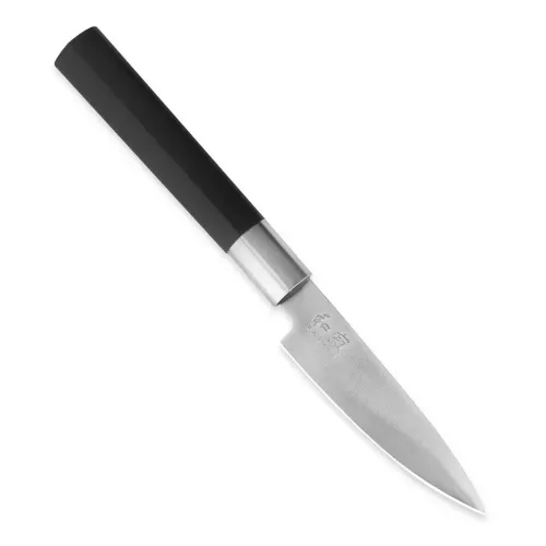 Нож овощной 10,2 см Kai Wasabi Black черный