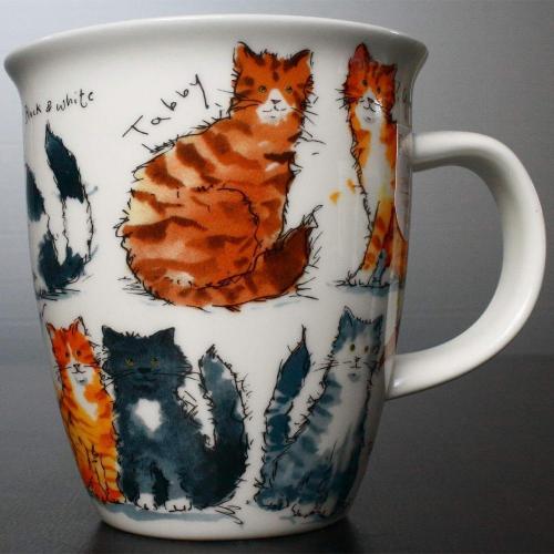 Кружка Игривые кошки 480 мл Dunoon Nevis Messy