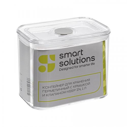 Контейнер 14,5х9 см 1 л Smart Solutions Keep in прозрачный