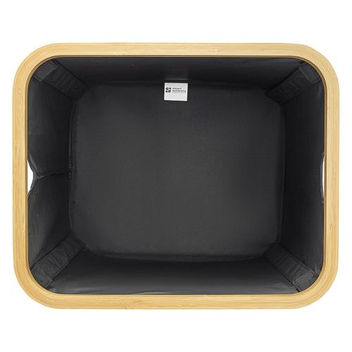 Корзина для белья 40х33 см 57 л Smart Solutions Neat Mid черная
