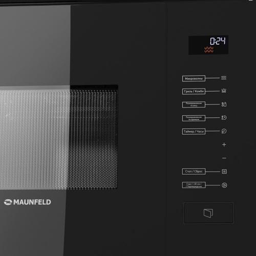 Встраиваемая микроволновая печь 60х38 см Maunfeld MBMO.20.8GB черная