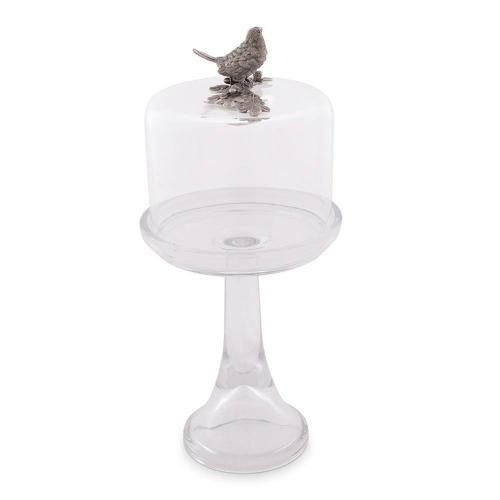 Блюдо сервировочное для торта 15,5 см Vagabond House Song Bird прозрачное