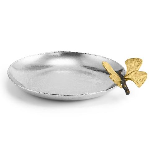 Мелочница 17,5х14 см Michael Aram Butterfly Ginkgo стальная