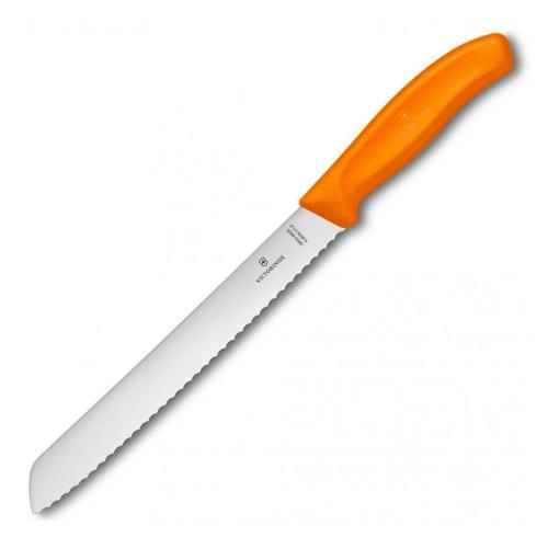 Нож для хлеба 21 см Victorinox Swiss Classic оранжевый