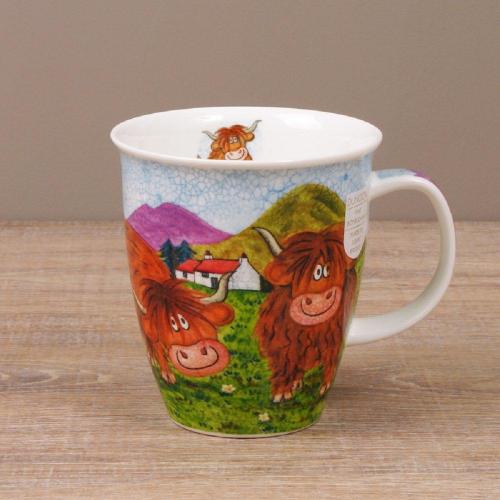 Кружка Высокогорные коровы 480 мл Dunoon Nevis Highland Animals