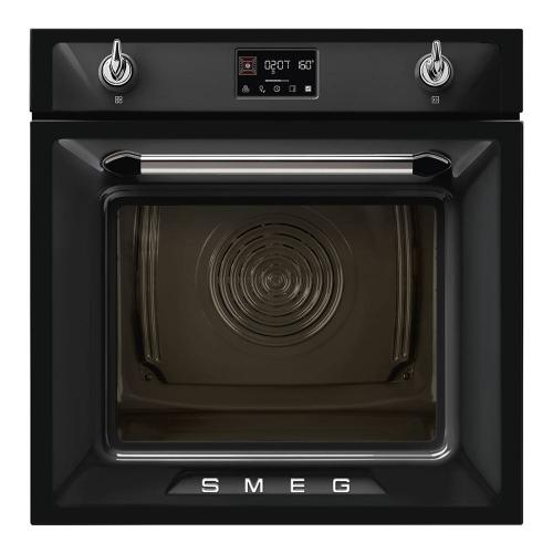 Духовой шкаф с паром 59,2х59,7 см Smeg Victoria SOP6902S2PN черный