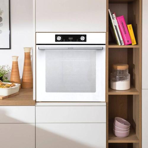 Электрический духовой шкаф 59,5 см Gorenje Essential BOS6737E09WG белый