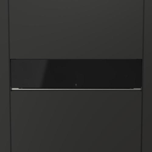 Шкаф для подогрева посуды 60х14 см Fulgor Milano Plano LWD 15 BK черный - 2 фото