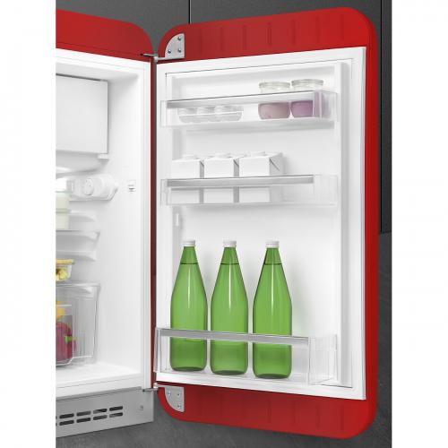 Холодильник 97х54,5 см SMEG 50’s Style FAB10RRD6 красный