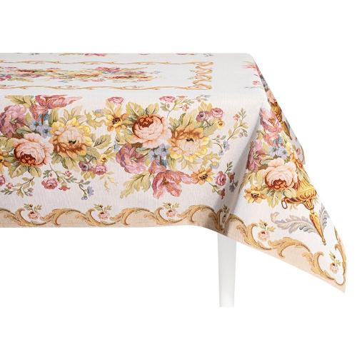 Скатерть 155х350 см Mix&Match Home Театр бежевая