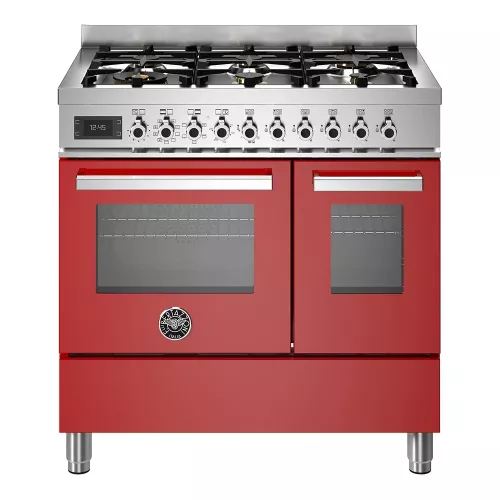 Варочный центр 89,5х60 см Bertazzoni Professional PRO96L2EROT красный