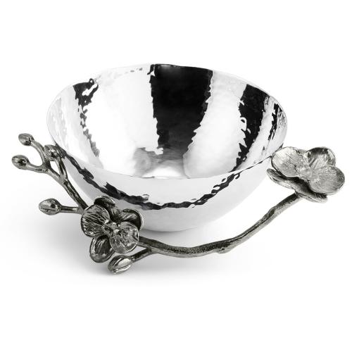 Чаша для орехов 18х15х6 см Michael Aram Black Orchid стальная