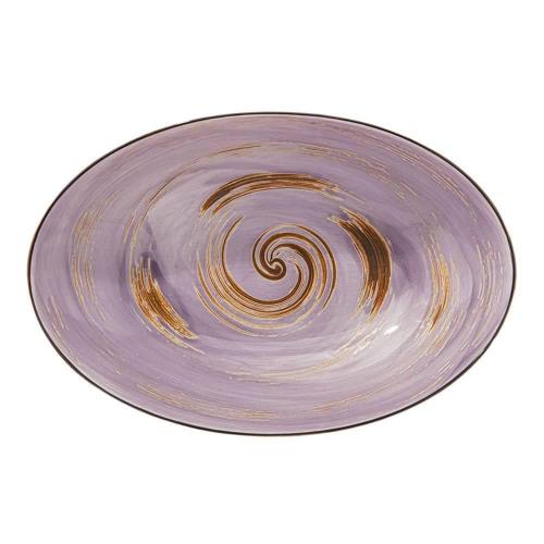 Салатник 30x19,5x7 см Wilmax Spiral лавандовый